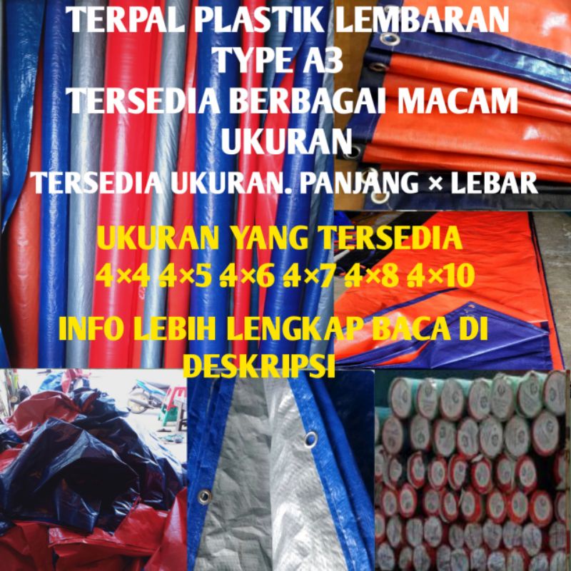 TERPAL PLASTIK TENDA LEMBARAN TERSEDIA BERBAGAI MACAM UKURAN INFO LEBIH LENGKAP BACA DI DESKRIPSI