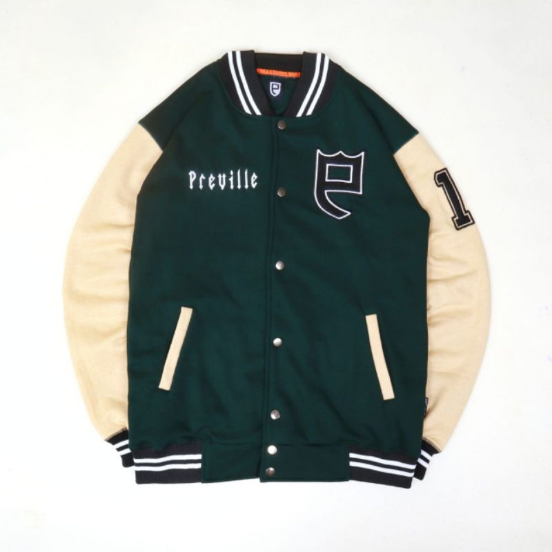 PREVILLE VARSITY ORIGINAL JAKET HOODIE SWEATER FULLTAG&amp;LABEL