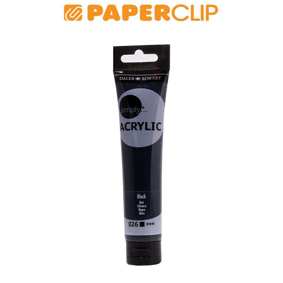 

ACRYLIC COLOR SIMPLY 75ML SL BLACK