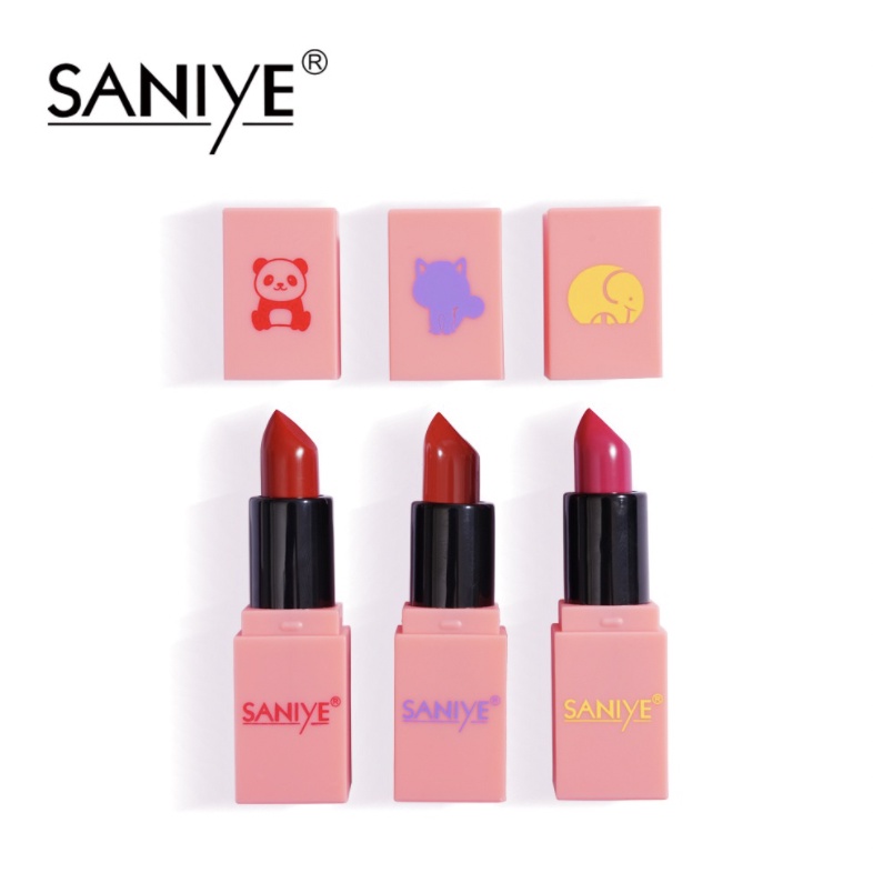 SANIYE Magic Mini Velvet Matte Lipstick Panda 6 Warna SA016