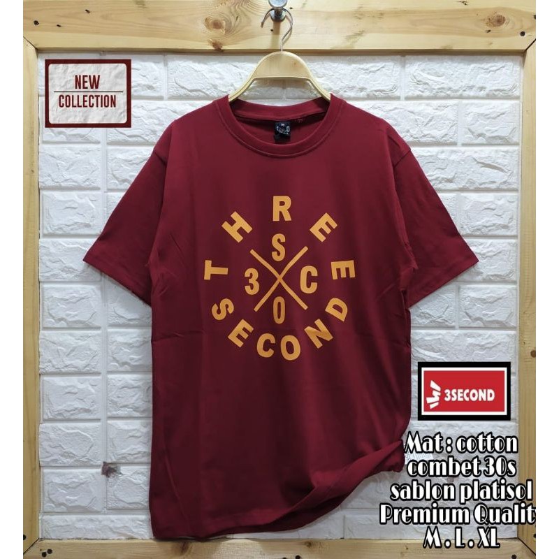 PAKAIAN PRIA 3SECOND BRAND LOKAL ORIGINAL