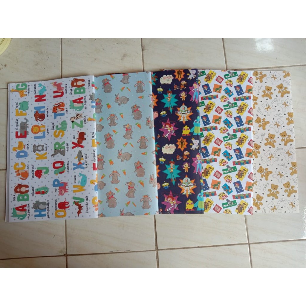 Jual Kertas Kado Sanwa Jumbo Kertas Kado Sansan Wawa Jumbo Motif Kertas Kado Cute Gift