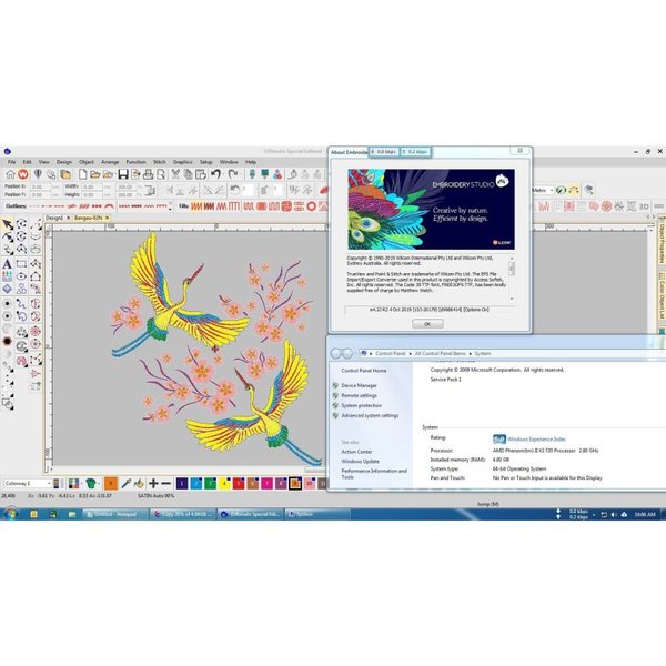 Software Embroidery Design WILCOM ES 9
