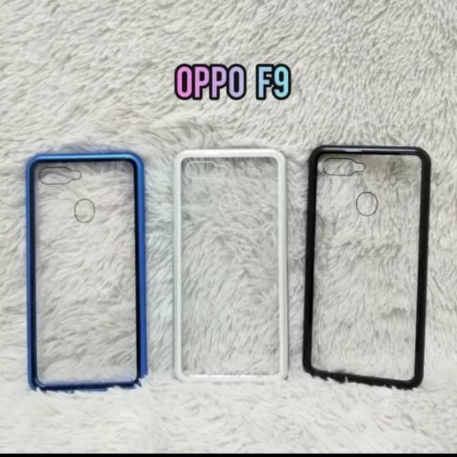 Case Magnetic Oppo F9 Premium Case 2in1 Oppo F9 Magnetik Case