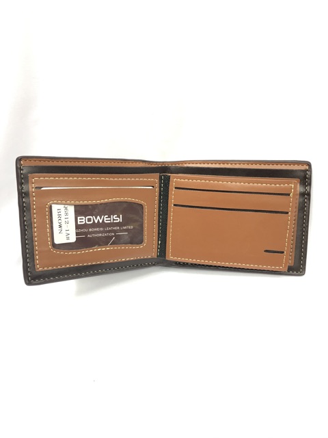 DOMPET PRIA KULIT SINTETIS DOMPET LIPAT MINI DOMPET PRIA BAHAN PU LEATHER DOMPET COWOK LIPAT