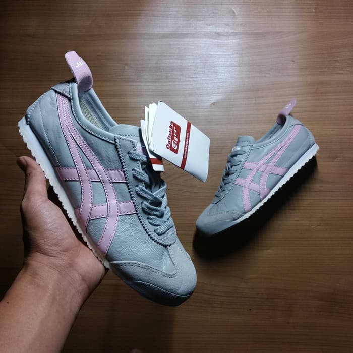 onitsuka tiger grey pink
