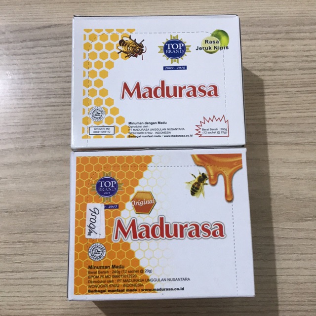 Madurasa isi 12 - Madu Rasa - Box 12s