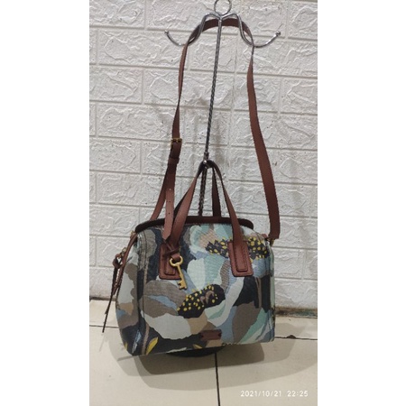 tas speedy fossil dengan talpan dan handle pengganti