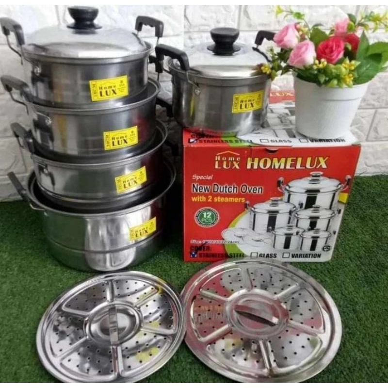 Jual Panci Set Homelux Set Sarangan Indonesia Shopee Indonesia