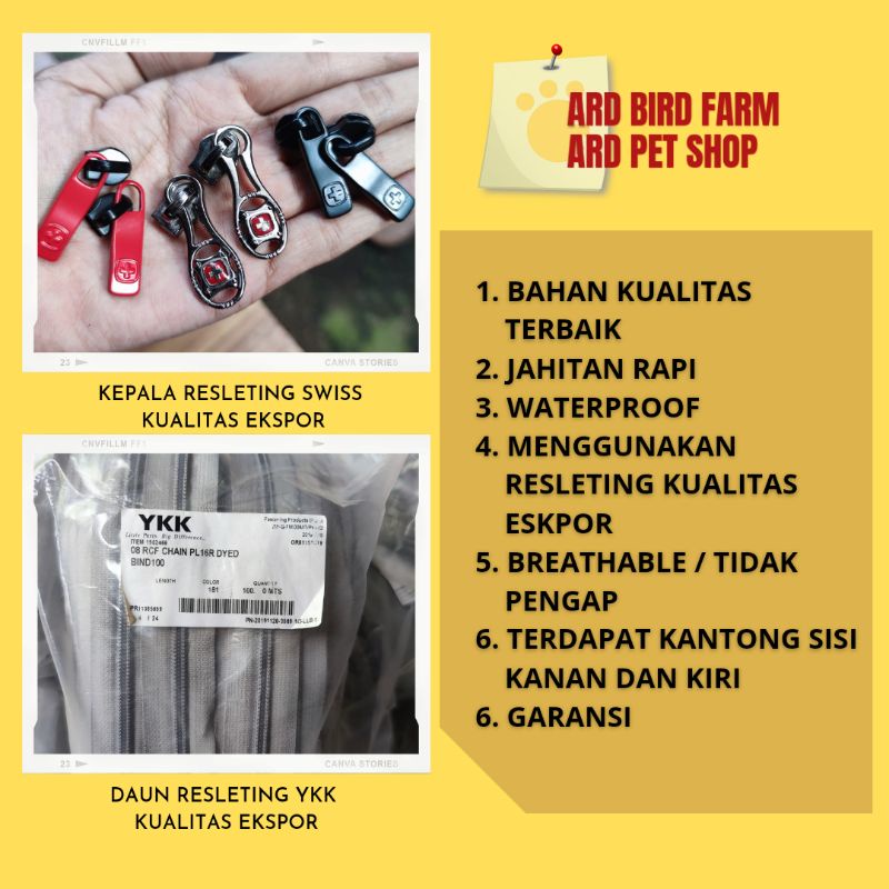 PREMIUM Travel Cage Kandang Untulan dan Tas untulan COD Burung Lovebird Sugar Glider hamster landak