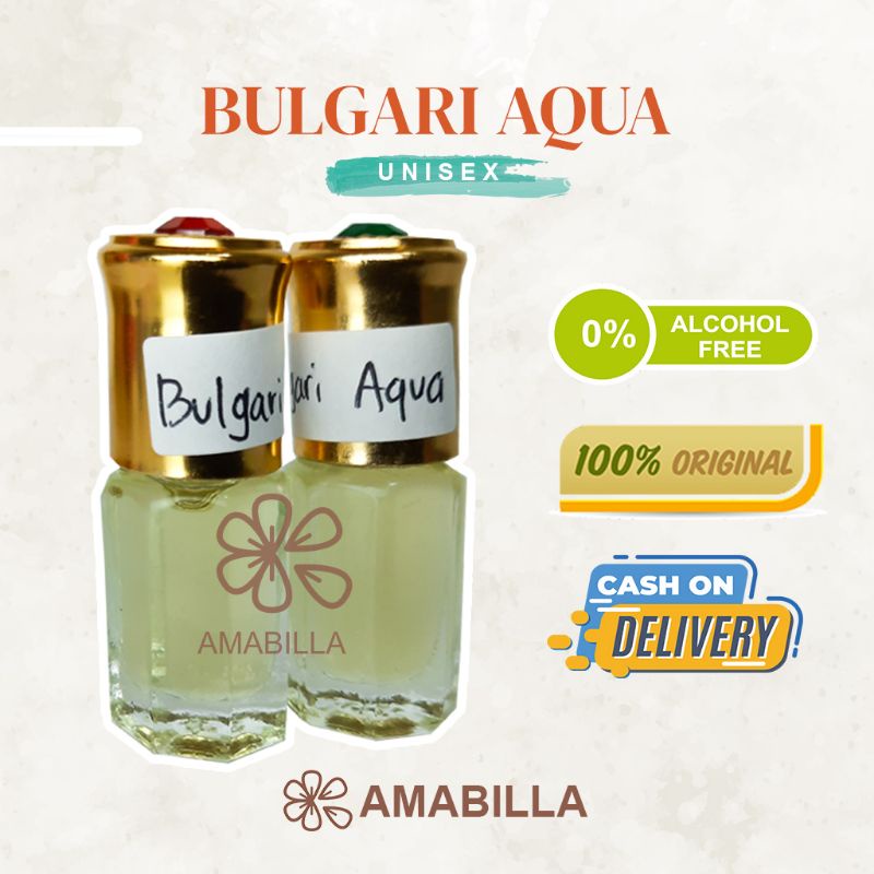 Parfum Aroma BULGARI AQUA Original Non Alkohol 3ml 6ml 12ml Parfum Original Bibit Parfum Murni BULGA