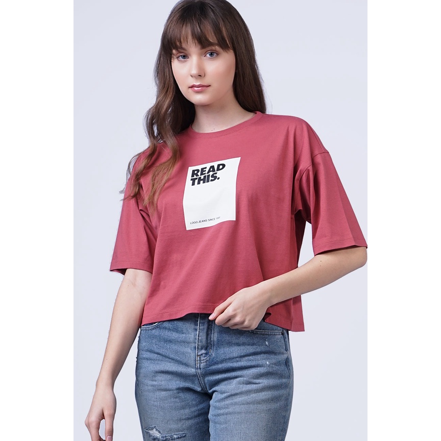 Logo Jeans - Kaos Wanita Claire 12777L4DP