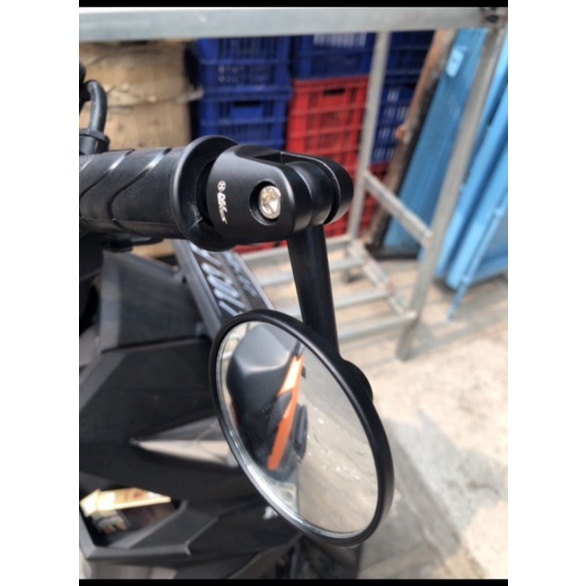 Spion Jalu Bulat Bar End Mirror Nui Bikes Universal