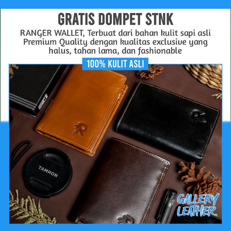 Dompet Kulit Pria Asli Terbaru Dompet Cowok Lipat Original Branded Model Lipat Kulit Sapi Asli Keren Premium Ranger Wallet Garansi Uang Kembali By Bakoel Fashion