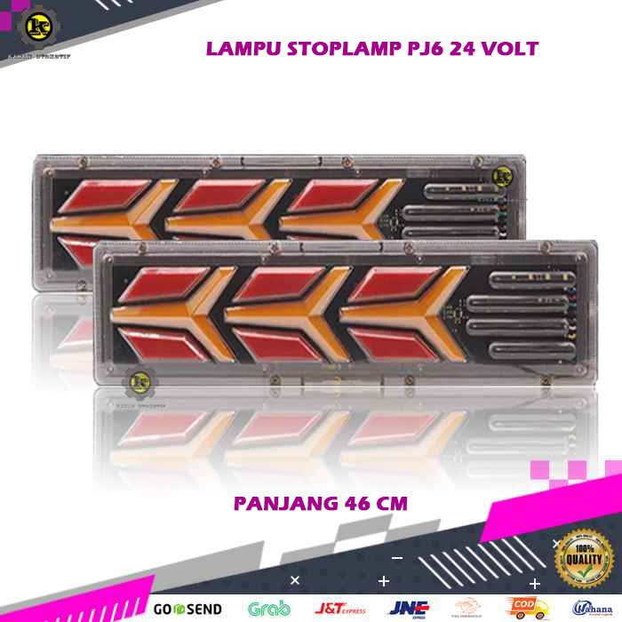 Lampu led variasi stop lamp stoplamp sein running rem belakang variasi mobil truk canter 24 volt