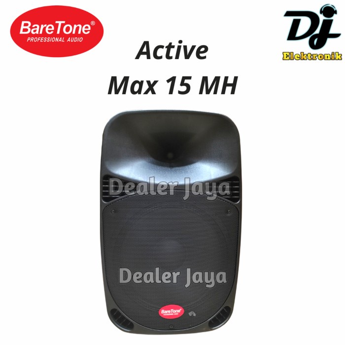 Speaker Aktif Baretone MAX 15MH / 15 MH - 15 inch (Sepasang)