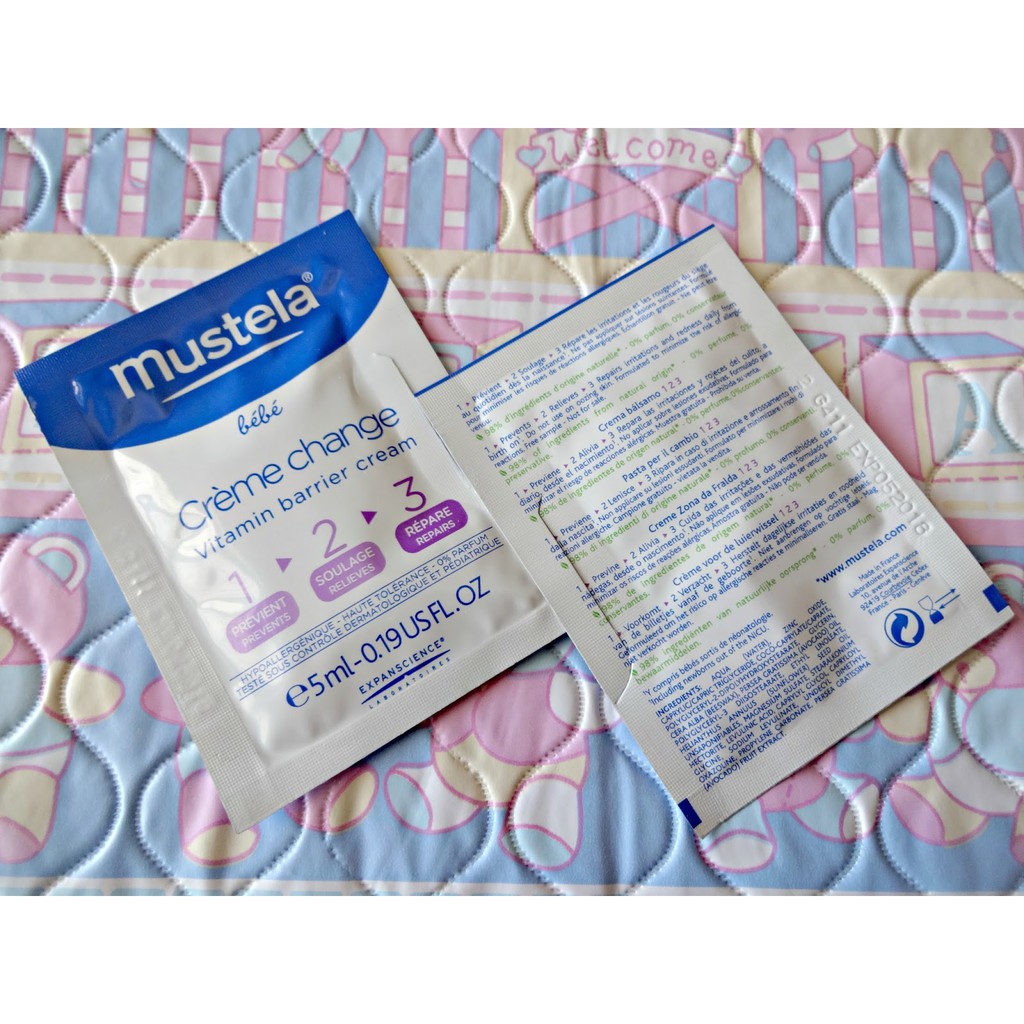 Jual Mustela Creme Change Vitamin Barrier Cream Ml Sachet Shopee Indonesia