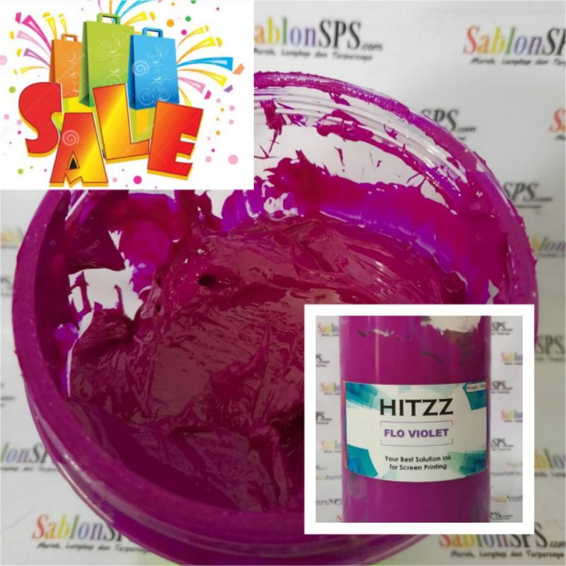 TINTA SABLON PLASTISOL HITZZ FLO VIOLET 1KG