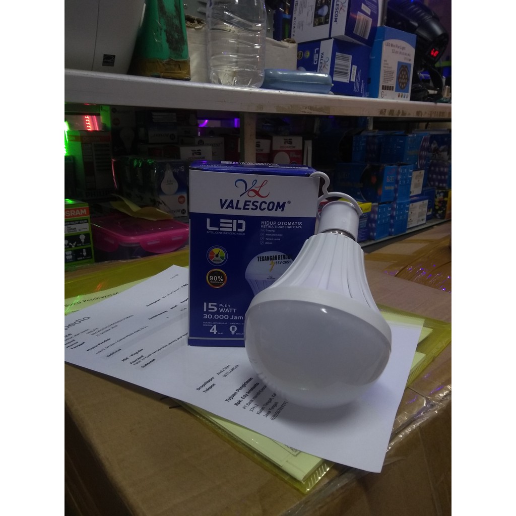 LAMPU EMERGENCY VALESCOM 15 WATT
