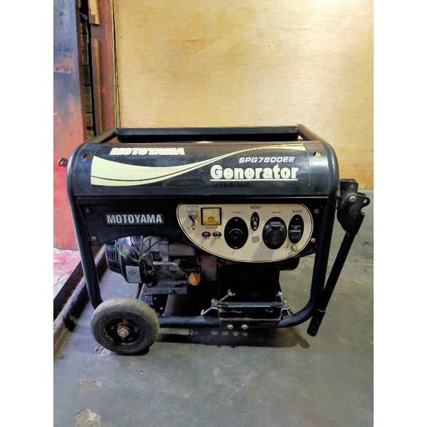 GENERATOR MESIN GENSET MOTOYAMA TYPE SPG7800E2 5000 WATT ORIGINAL