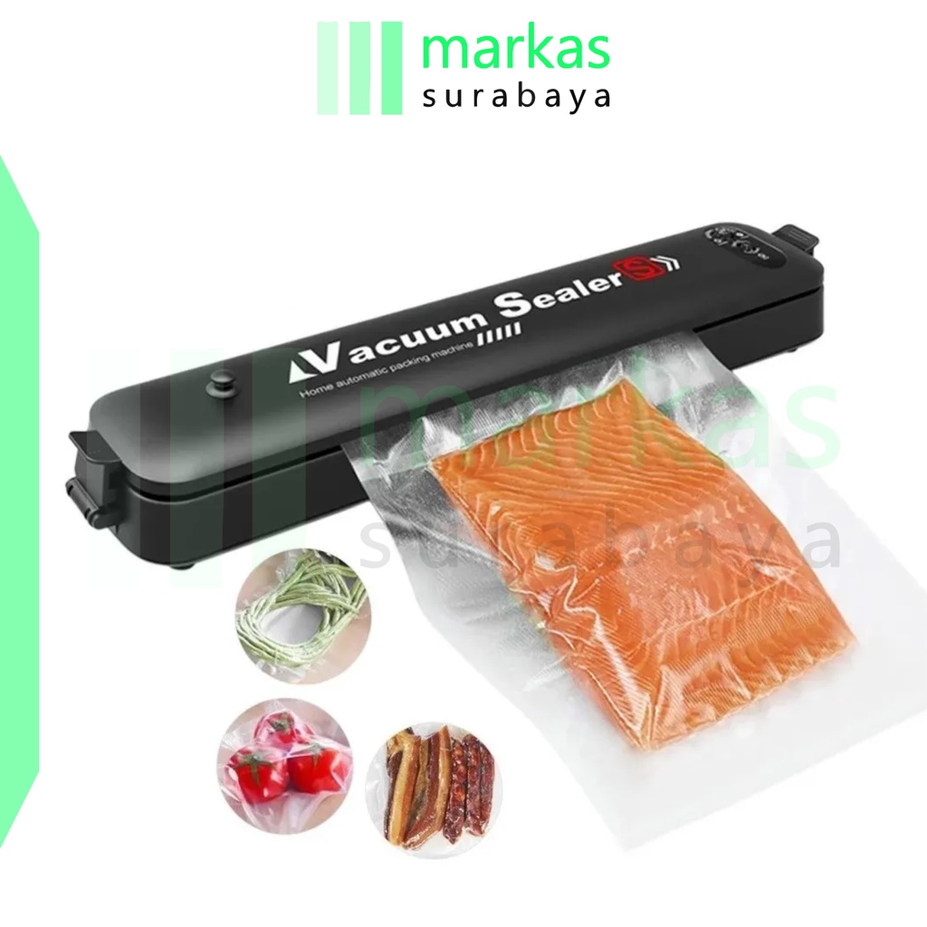 MARKAS HL0234 Vacuum Sealer Food Mesin Vakum Plastik Pembungkus Makanan Otomatis