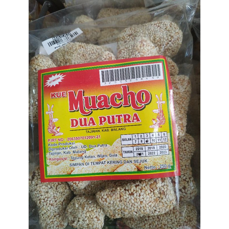 

Kue Muacho Cap Dua Putra 250g Khas Malang by Jeng Linda