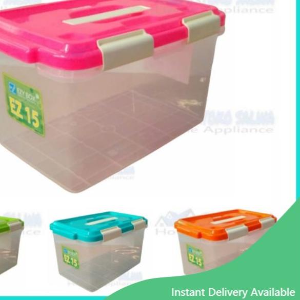 ➮ CONTAINER BOX 15 LITER / KOTAK PENYIMPANAN SERBAGUNA EZY BOX BIGGY ✪