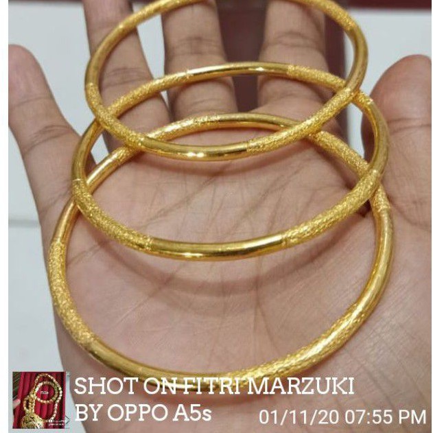 GELANG KERONCONG SEPUHAN EMAS 24 k