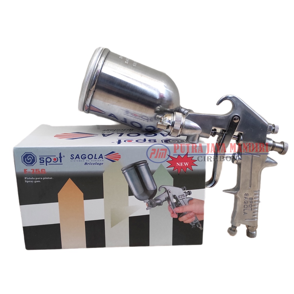 Sagola Spray Gun F75 Alat Semprot Cat Tabung Atas F 75