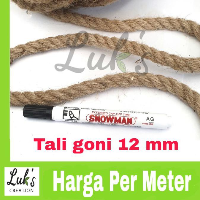 Open Ds] Tali Goni 12 Mm Tampar Tambang Goni Meteran