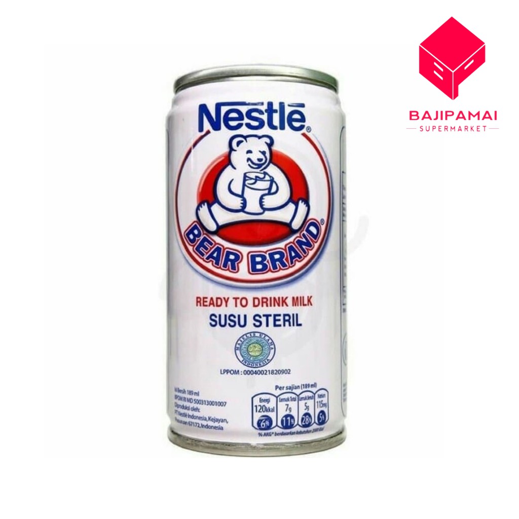 

NESTLE BEAR BRAND / SUSU BERUANG 189ML