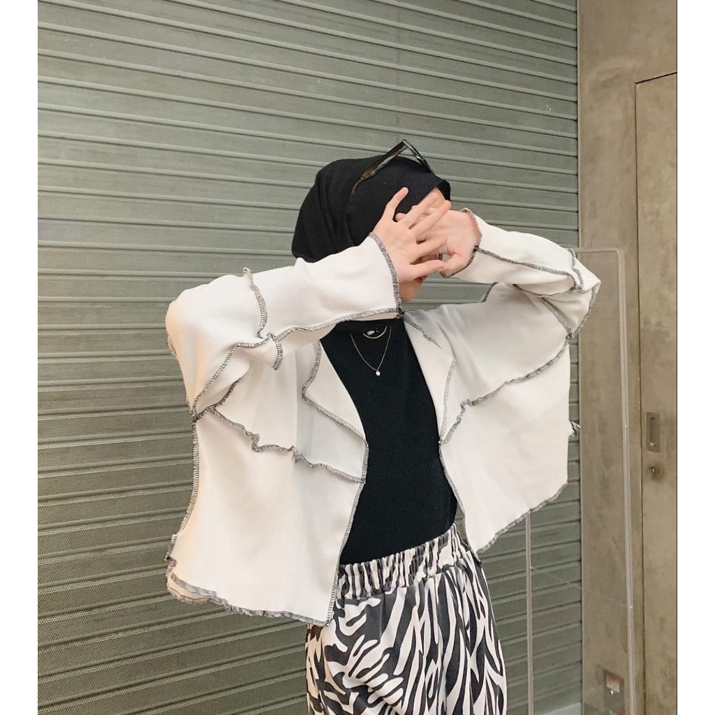 1KG MUAT 7PCS | ASVY OUTER CARDIGAN KARDIGAN BOBAL HITS OOTD SELEBGRAM FASHION GROSIR MURAH WANITA TERKINI-1