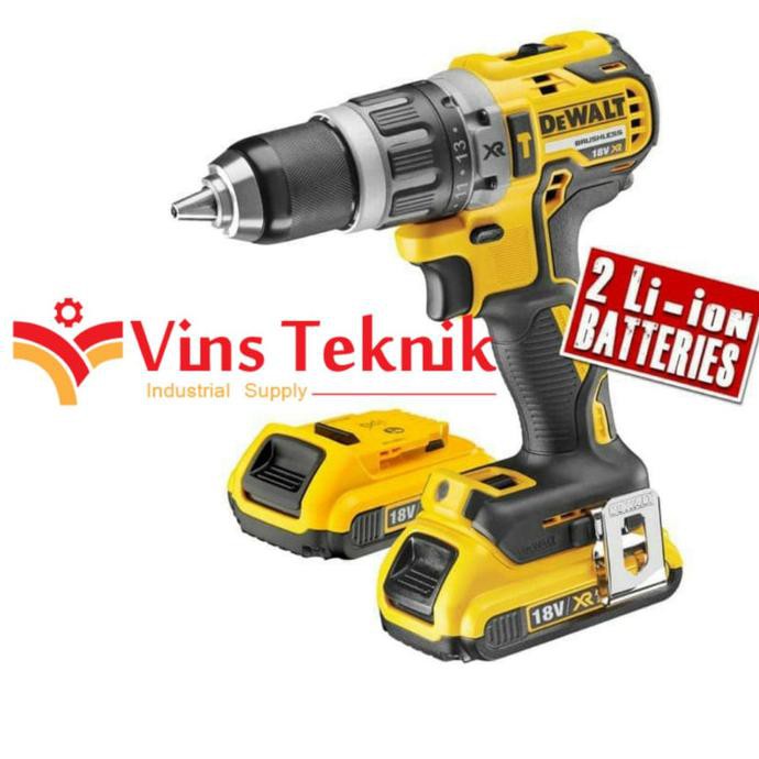 -READY- MESIN BOR BATERAI DEWALT DCD796D2 CORDLESS HAMMER DRILL DCD 796 D2