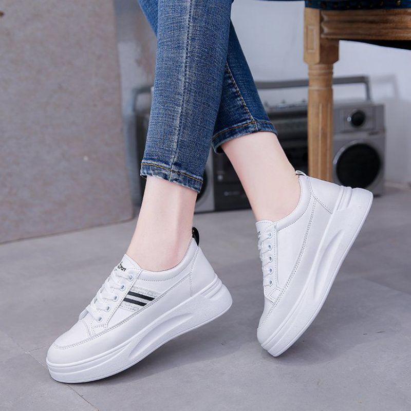 Permata Sepatu Sneakers Wanita Import 2288 Sepatu Sneakers Wedges 4cm Premium Quality