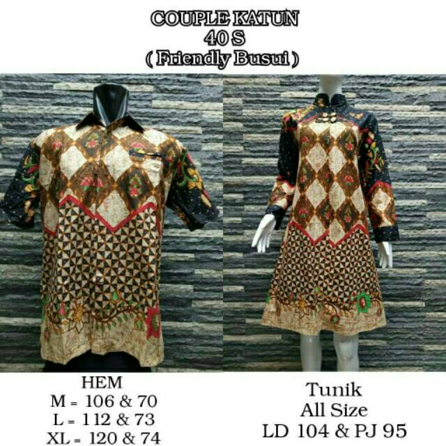 couple batik set kemeja dress cheongsam imlek tosca hitam busui jambi