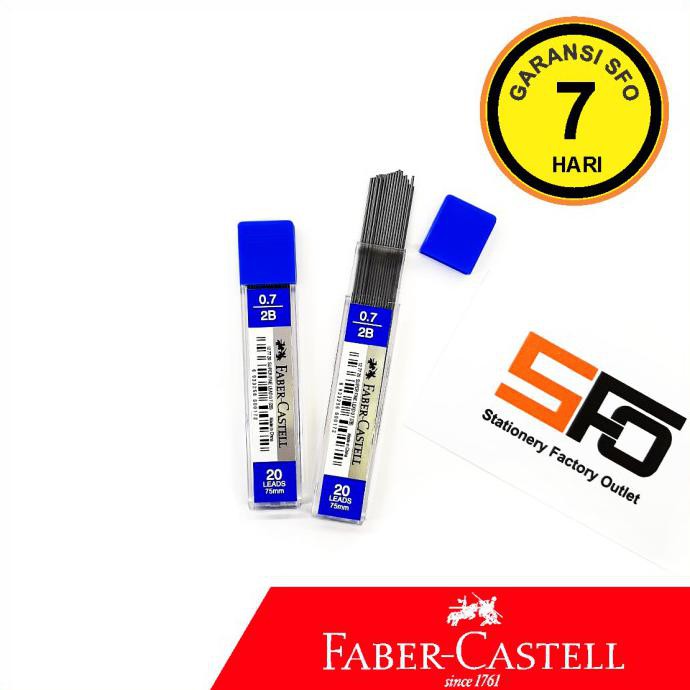 

Kualitas Terbaik] Isi Pensil Mekanik Faber Castell 0.7Mm (2B)