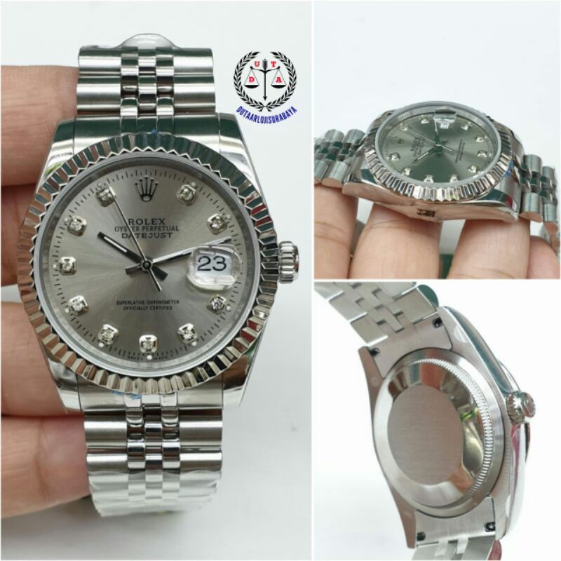 JAM TANGAN ROLEX DATEJUST AUTOMATIC MESIN SWISS