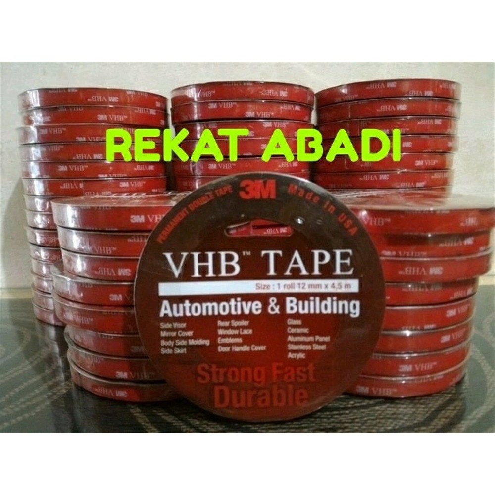 

Jual double tape otomotif 3M 12mm x 4.5m original Terlaris