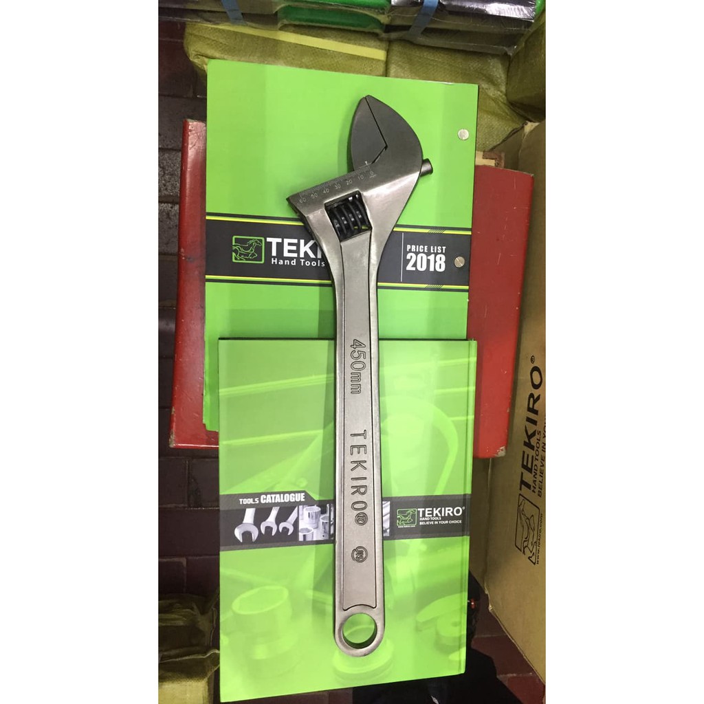 PROMO MUURAAHH Tekiro kunci inggris hitam 18 / adjustable wrench black 18