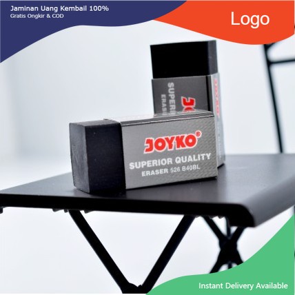 

PENGHAPUS PENSIL JOYKO HITAM ERASER 526 B40BL TERLARIS KECIL MINI B40 BL BERSIH MURAH UJIAN EXAM