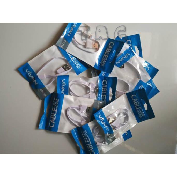 Sale/Diskon Usb Kabel Data Charge Vivan Original Pendek Usb Cable Cas Android Hp Garansi