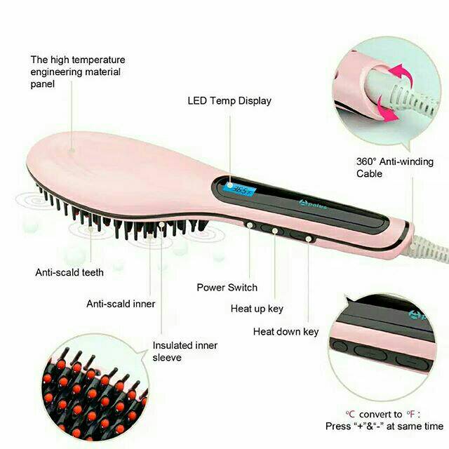 SISIR PELURUS RAMBUT / CATOKAN SISIR HQT 906 / SISIR LISTRIK PELURUS RAMBUT
