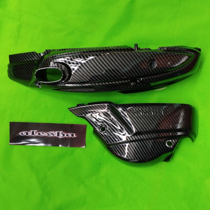 Cover tutup cvt mio soul carbon karbon