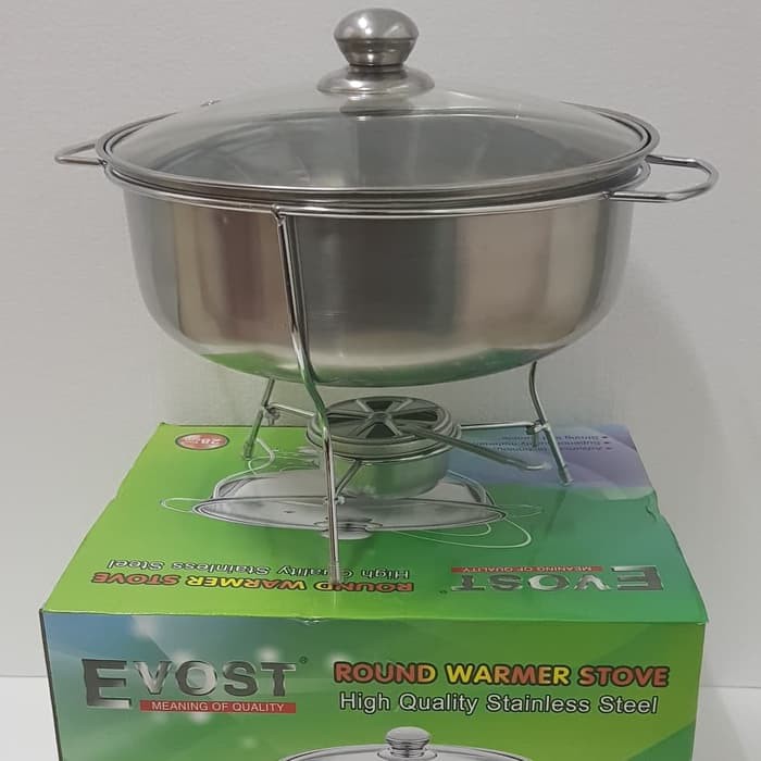 Panci Prasmanan Soup Bowl - Round Food Warmer Evost 28 cm