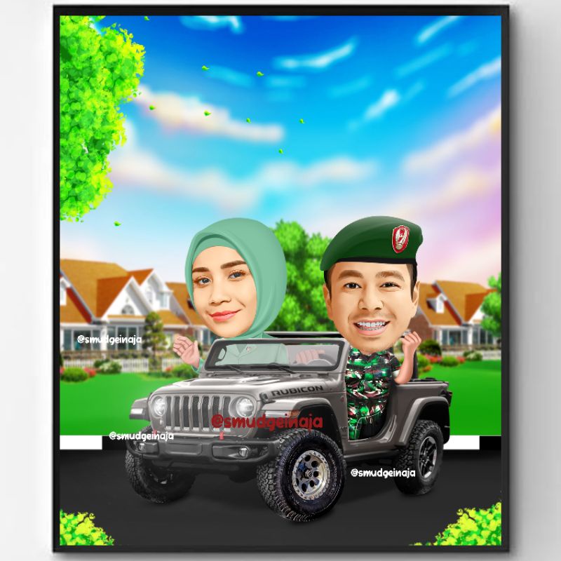 Karikatur Tema Profesi Karikatur Polisi, karikatur TNI, Karikatur Tentara, Karikatur jaksa