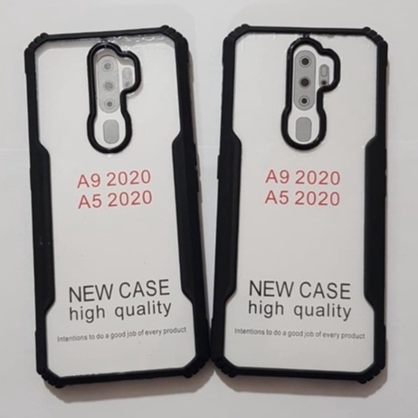 CASE FUSION ARMOR SHOCKPROOF OPPO A5 2020 OPPO A9 2020 SOFTCASE - GMT