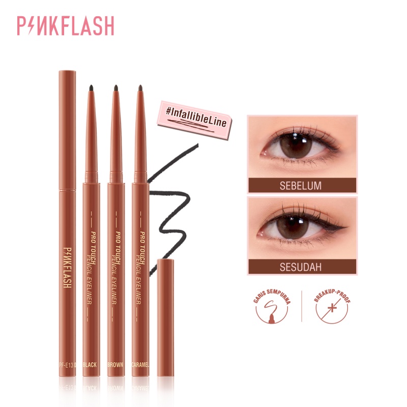 PINKFLASH InfallibleLine Hyperfine Smooth Gel Eyeliner High Pigmented Waterproof Long Lasting