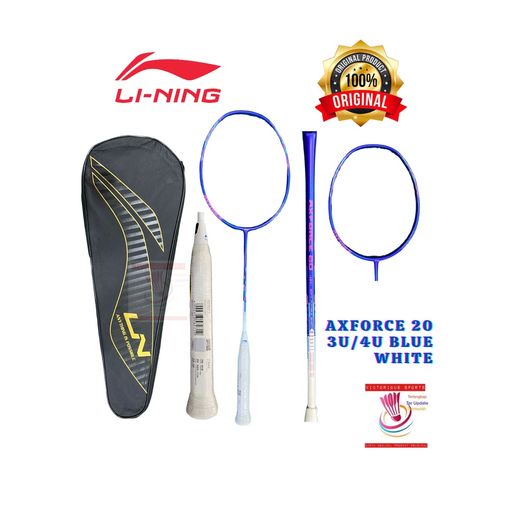 RAKET BADMINTON LINING AXFORCE 20 3U/4U ORIGINAL
