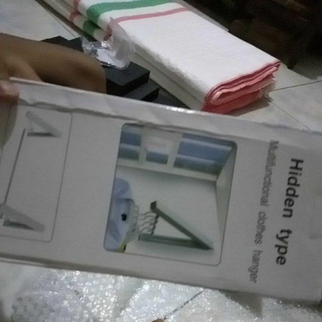 Gantungan Baju Besi / Multifunction Clother Hanger Hiden Type
