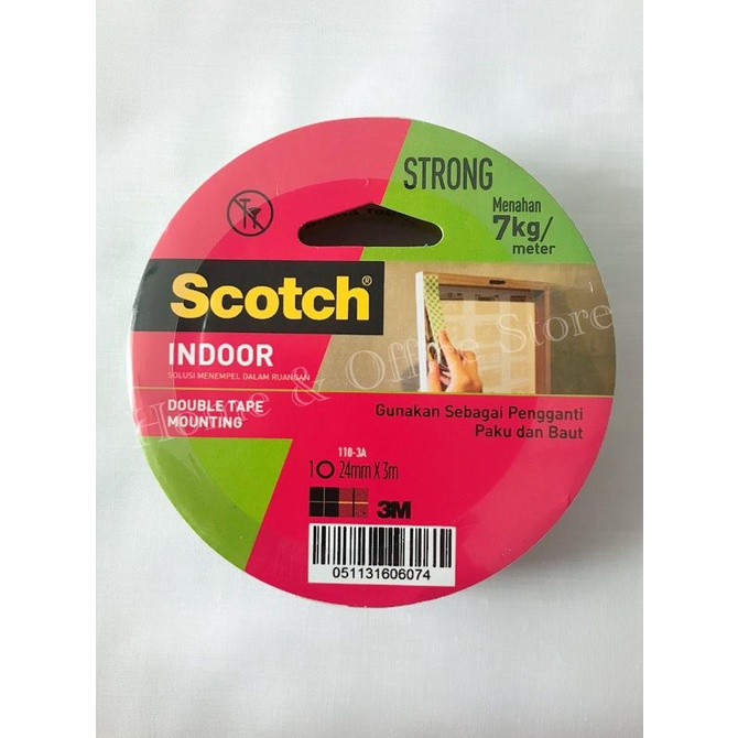 

TERBARU 3M Scotch Double Tape Mounting 110-3A 24MM x 3M